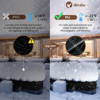 Outdoor Waterproof and Weatherproof Hot Tub Cover 85 X 85 Inch Fit 84 X 84 or 83