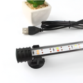 17-47Cm Aquarium LED Lighting Submersible Mood Lamp USB Waterproof Fish Tank Decorative Plant Grow Light Accessories 110-240V