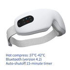 Vibration Eye Massager Bluetooth Music Smart Eye Mask Hot Compress Air Bag Eye Massager Eye Strain Relief Home Eye Care Device