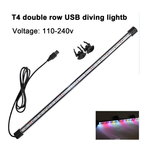 17-47Cm Aquarium LED Lighting Submersible Mood Lamp USB Waterproof Fish Tank Decorative Plant Grow Light Accessories 110-240V