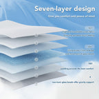 Weighted Blanket for Adults (12 Lbs, 48" X 72") Twin Size Soft Cooling Heavy ...
