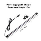 17-47Cm Aquarium LED Lighting Submersible Mood Lamp USB Waterproof Fish Tank Decorative Plant Grow Light Accessories 110-240V