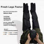 Air Compression Leg Recovery System Foot Massager for Circulation and Relaxation Calf Massage Muscle Pain Relief Device
