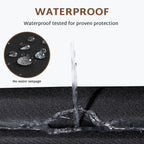 Outdoor Waterproof and Weatherproof Hot Tub Cover 85 X 85 Inch Fit 84 X 84 or 83