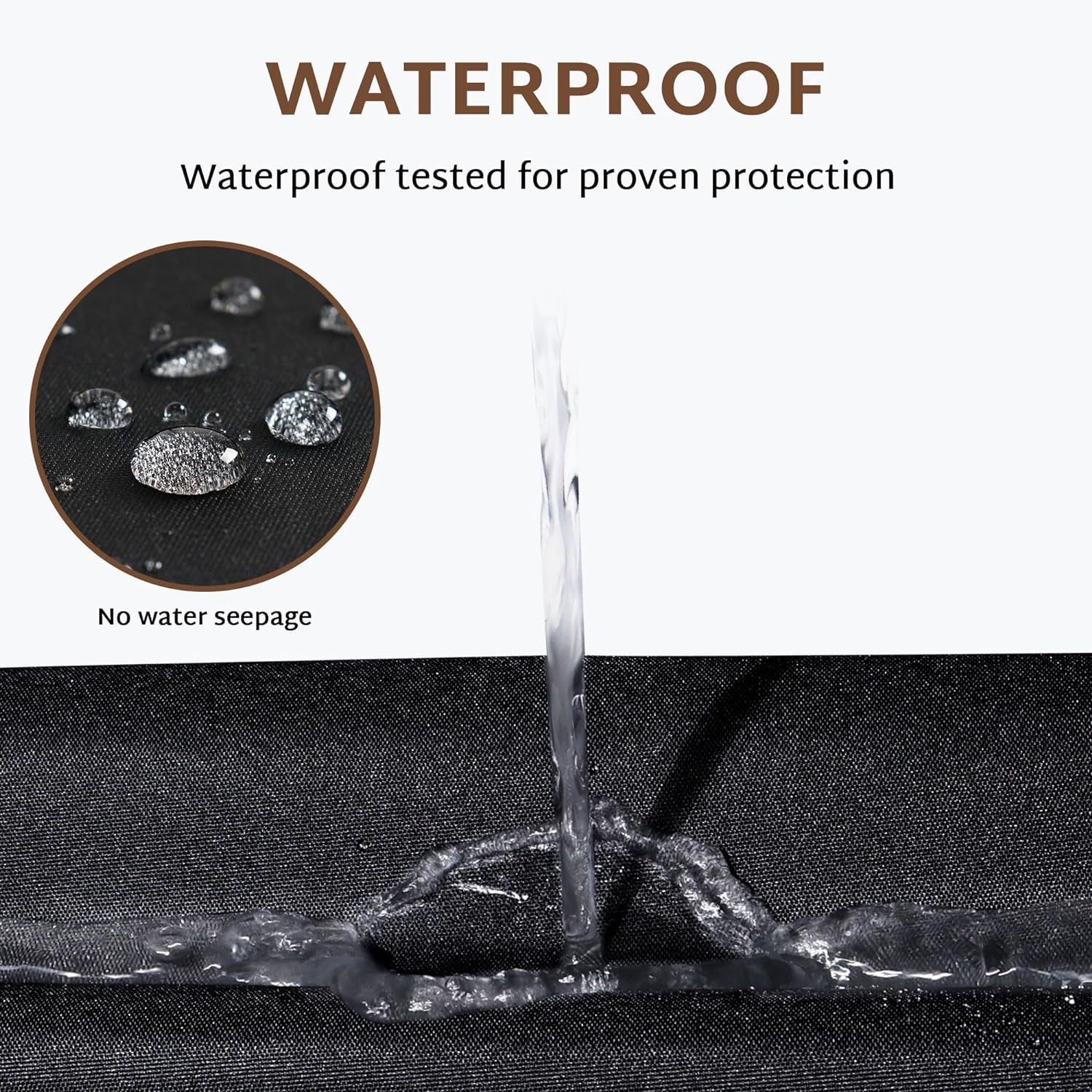 Outdoor Waterproof and Weatherproof Hot Tub Cover 85 X 85 Inch Fit 84 X 84 or 83