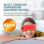 Vibration Eye Massager Bluetooth Music Smart Eye Mask Hot Compress Air Bag Eye Massager Eye Strain Relief Home Eye Care Device