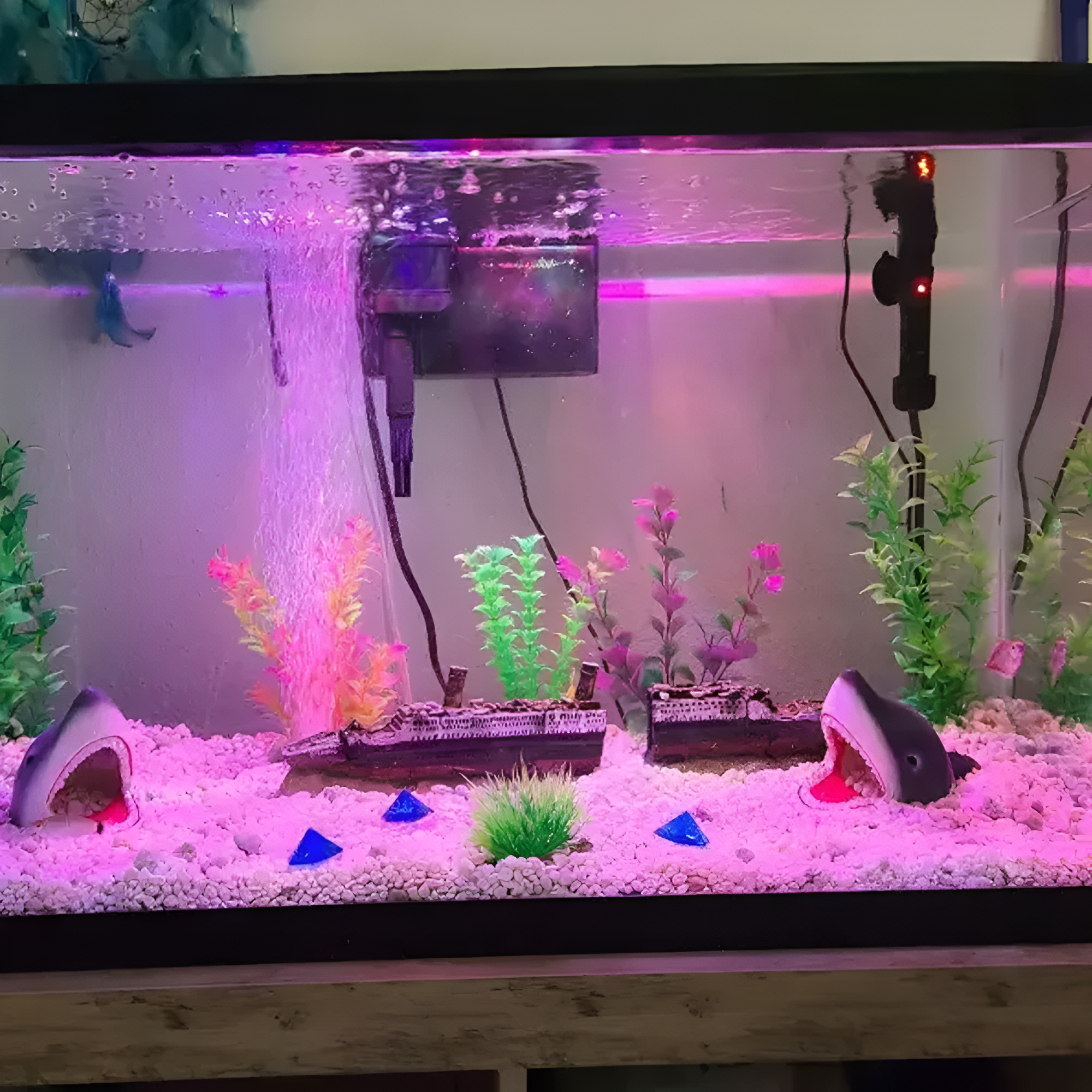 17-47Cm Aquarium LED Lighting Submersible Mood Lamp USB Waterproof Fish Tank Decorative Plant Grow Light Accessories 110-240V