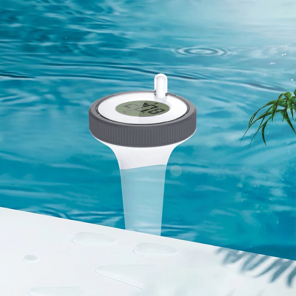 Wireless Floating Thermometer Easy Read Digital Pool Thermometer Water Temperature Thermometer for Swimming Pool Bathtub Hot Tub