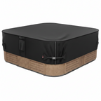 Outdoor Waterproof and Weatherproof Hot Tub Cover 85 X 85 Inch Fit 84 X 84 or 83