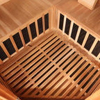 4-Person Cedar Corner Infrared Sauna